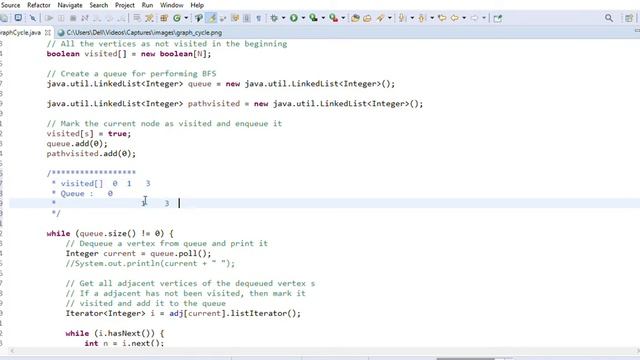 Find if cycle exists in graph Frequently asked graph problem Solved & explained using BFS & Queue смотреть онлайн