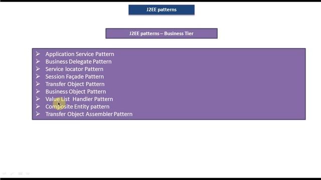 J2EE patterns - Business Tier