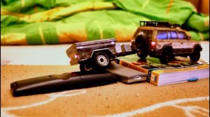 micro rc model mitshubishi pajero (losi mrc) 4x4 driving