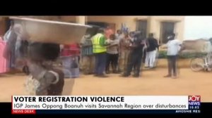 IGP James Oppong Boanuh visits Savannah Region over disturbances - News Desk on JoyNews (5-8-20)