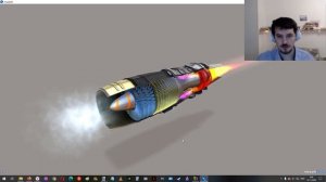 Как устроен турбореактивный двигатель. 3D анимация Mozaik