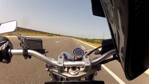 Yamaha FZX 750 "Open Road" GoPro H2.