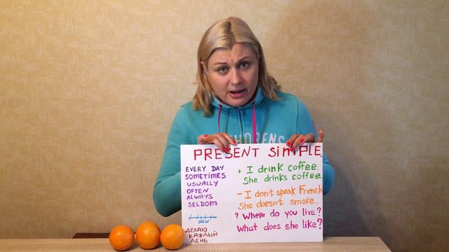 Всё о PRESENT SIMPLE: примеры, когда используем, слова-маркёры, всё просто, понятно и логично!
