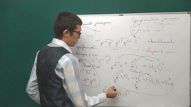 Oksidlanish qaytarilish reaksiyalari | 19-dars смотреть онлайн