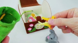 Обзор мышкина домика из фетра