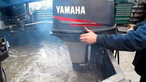 Мотор лодочный Yamaha 40 QEM, б/у 1994 г.в.