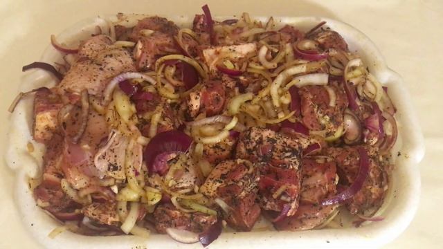 Шашлык Кутузов. Наполеон отдыхает. Вкусный маринад для шашлыка из свиных ребрышек и шейки.