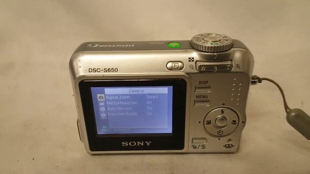 Sony CyberShot DSC-S650 7MP Digital Camera 2" LCD 3x Optical Zoom closer look view смотреть онлайн