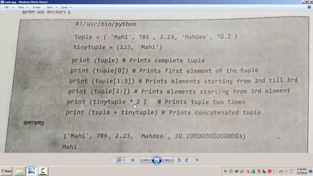 Polytechnique Python   বাংলা  Tutorial  Chapter1To3   Part 21 1   tuple