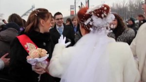 Флешмоб на Воробьевых горах