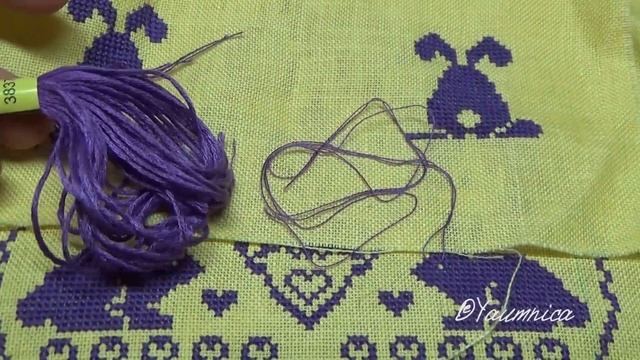 Вышивка крестиком: Пасхальный домик