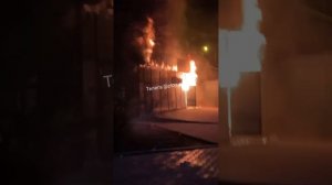 Пожар в торговом павильоне г. Екатеринбург.