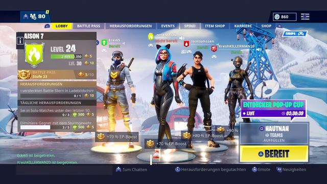 Clan Bewerbungen Jetzt!💪 | Lebkuchen Skins Kommen Zurück🔥 | Live:Fortnite Battle Royale Livestream