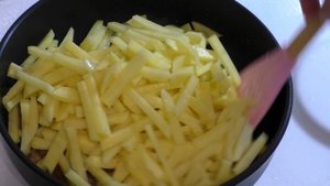 ЖАРЕНАЯ КАРТОШКА С САЛОМ