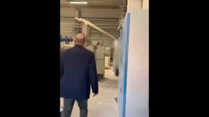 Производство инновационных полов SPC The Floor на заводе Falquon.