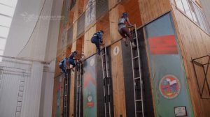 Бег по вертикали. Пожарный спорт.