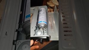 #160 Как собрать газовую туристическую плиту и подсоединить баллон.