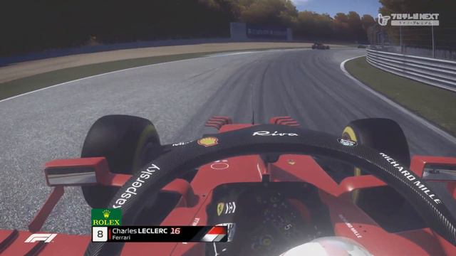 Assettocorsa F12021 Reshade filter like broadcast F1 TV onboard camera｜Leclerc at Monza RACE