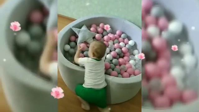 Сухой бассейн с шариками от deni.pool смотреть онлайн