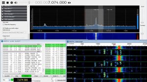 40m. Прием цифровой моды FT8. Соседушко.