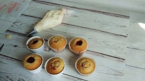 Сборка капкейков. Принцып сборки подходит для всех капкейков-шоколадных, ванильных, красный бархат!