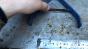 Самодельный ключ для гайки колбы бензонасоса Renault.