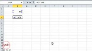 Excel: Using Percentage in Formulas (calculations)