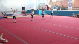 Спортивная гимнастика. Танец " Фигаро"