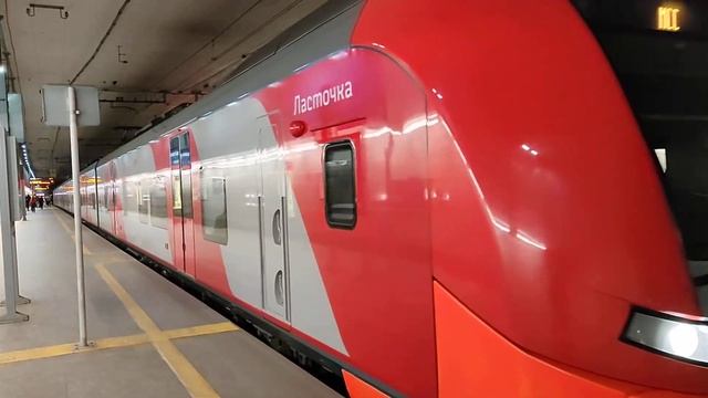 "Как в метро" Электропоезд Ласточка ЭС2Г - 079 на МЦК смотреть онлайн