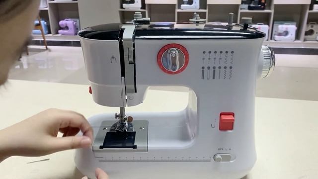 Sewing machine FHSM-519 double needle function смотреть онлайн