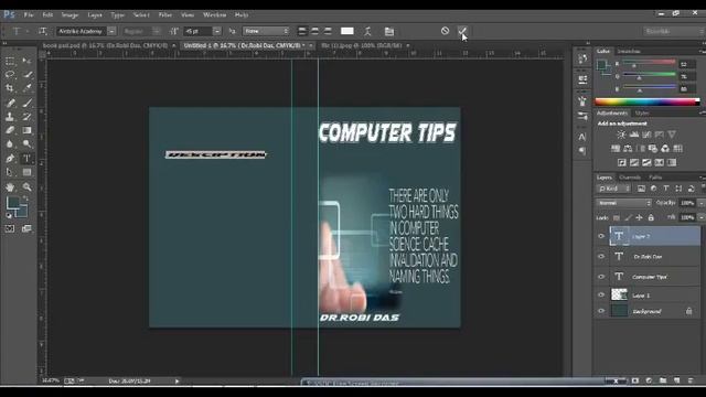 Book cover design in adobe photoshop cc tutorial 2017 for beginner
