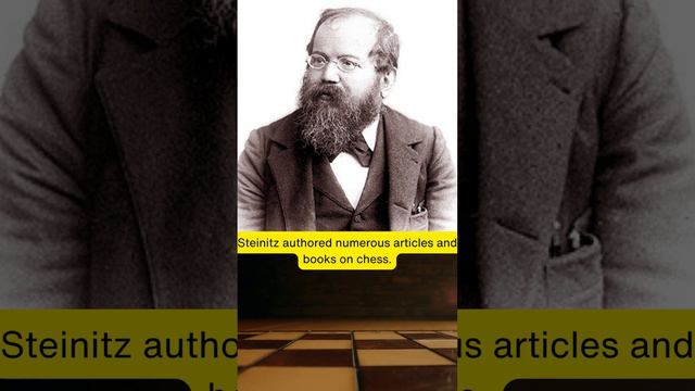 Wilhelm Steinitz  - Know Your 1st Classical Chess Champion