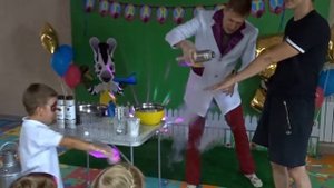 Шоу "Крио-мороженое" детский игровой центр Веселая зебра