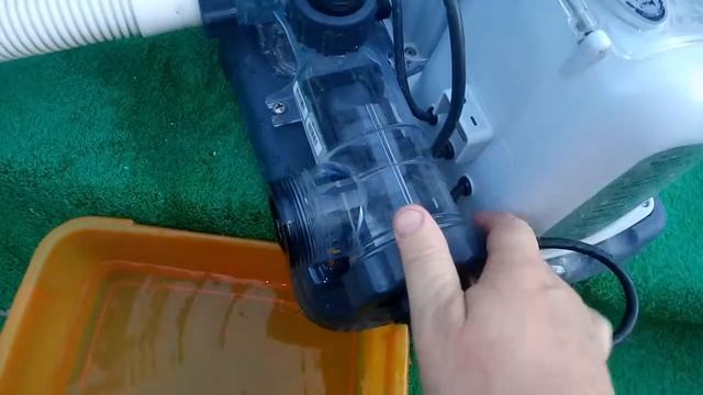 Чистка хлор генератора | Каркасный бассейн Intex смотреть онлайн