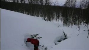 Поход Олега и Ольги Таймень на перевал Дятлова ,март 2023 г.Овраг первого ручья