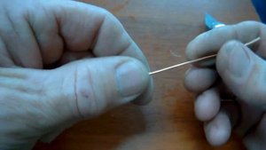 БЛЕСНА из ГВОЗДЯ или ИЗ ХЛАМА.Для ловли окуня.