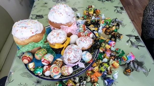 Поздравление моих друзей с днем светлой Пасхи.