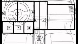Chevrolet Tracker 1996-2002 diagnostic OBD port connector socket location OBD2 DLC DATA LINK