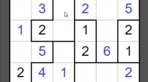 Как решать головоломку сугуру.  Урок 2.