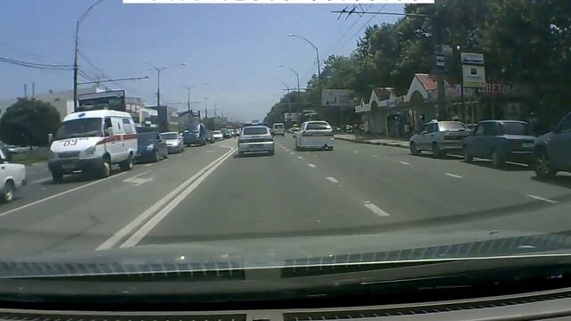 Как наряд ДПС несет дежурство по ул.Красных Партизан Краснодаре