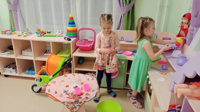 детский сад "Галактика" средняя группа сюжетно-ролевая игра "Семья" смотреть онлайн
