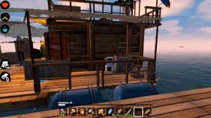 Первая встреча с Торговцем | Survival on raft: Выживание на плоту