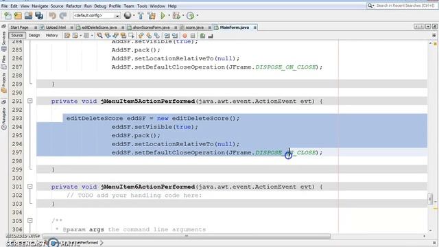 JAVA - Student Information System Project In Java Using NetBeans With Source Code | Part 36