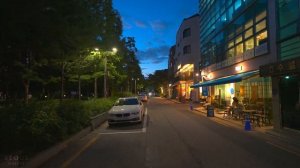 Seoul Friday Night Walk on Yeonnam-dong Street   Ambience Sounds Korea