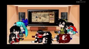 my friends react to shadow vs widow and shogun gacha club |||| mega neil