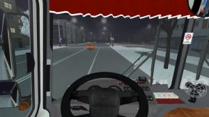 Новогодний рейс на ПАЗ 32054, карта Чебоксары Omsi 2