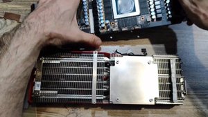 Установка медной пластины на Colorful 3080 Ti Battle AX. Понижение °C памяти на видео карте из Кита