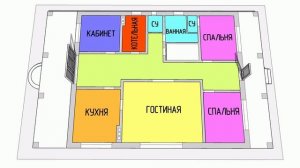 Прикольная планировка кирпичного дома