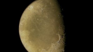 The Moon in HD 1080P 16 inches telescope : Stand by me