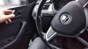 штатная сигнализация Skoda Rapid 2014